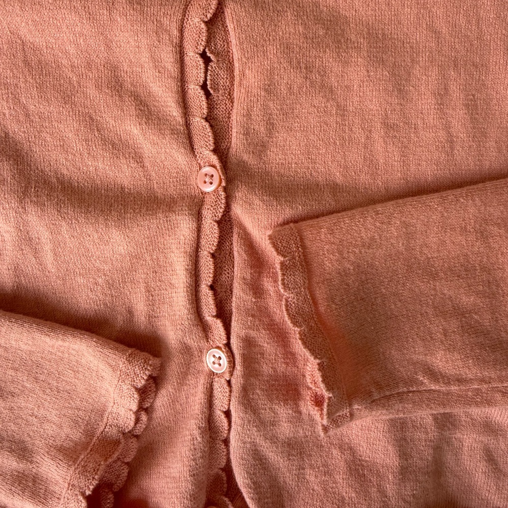 Carters Girls Cropped Ruffle Cardigan - Picture 3 of 4